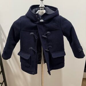 Mayoral Navy Kids Pea Coat with Toggle Closures